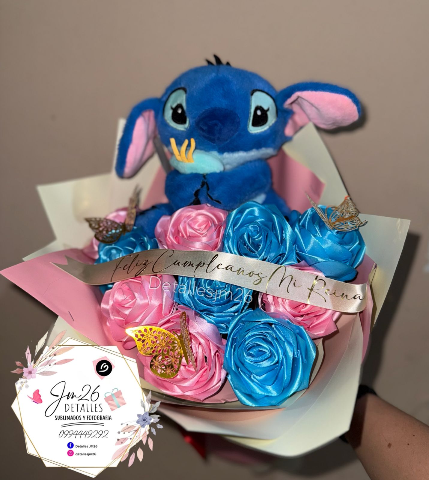 Rosas eternas + Stich